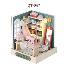 Mini DIY Flower House Handmade 3D Puzzle Assembly Building Toys