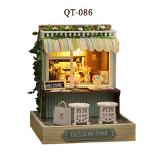 Mini DIY Flower House Handmade 3D Puzzle Assembly Building Toys