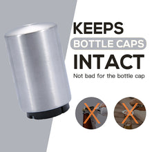 Stainless Steel Push Down Magnet Beer Cap Opener