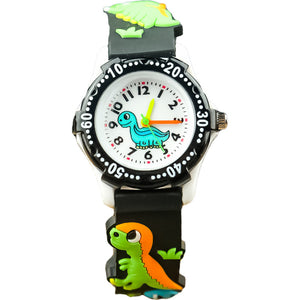 3D Dinosaur Silicone Kids' Quartz Watch