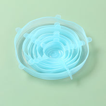 6 Pcs Reusable Silicone Stretch Lids