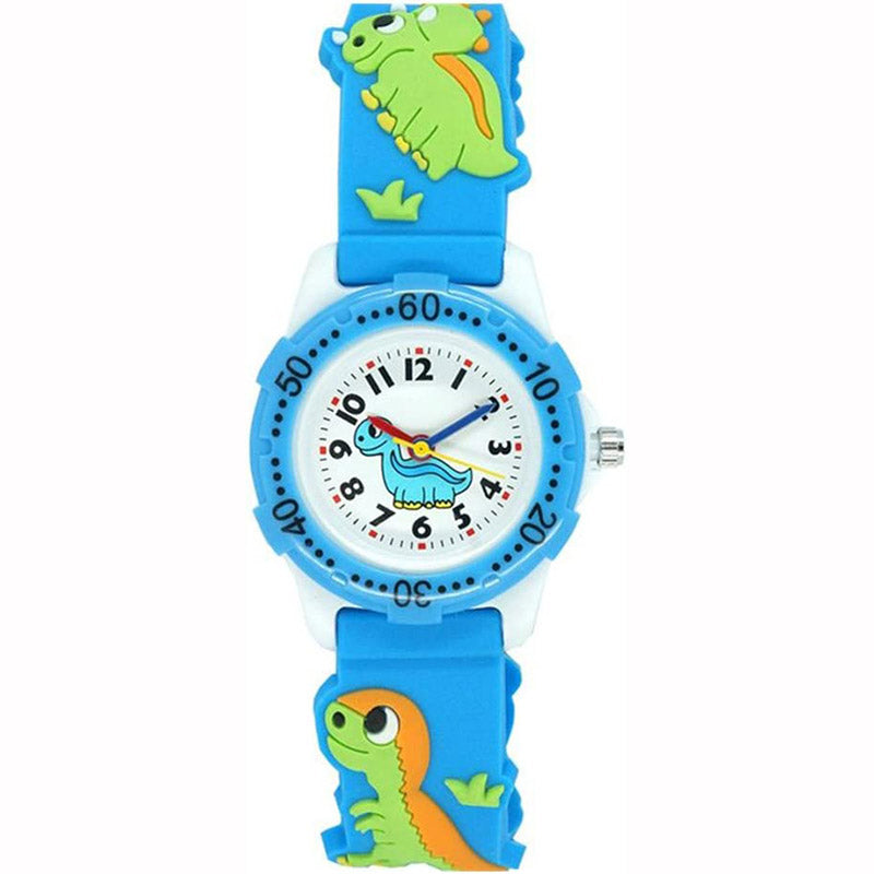 3D Dinosaur Silicone Kids' Quartz Watch