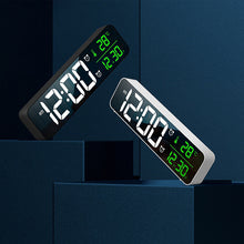 USB Music Dual Alarm Clock Thermometer LED Display Digital Table Clocks