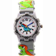 3D Dinosaur Silicone Kids' Quartz Watch