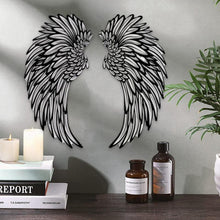 LED Angel Wings Metal Wall Decor