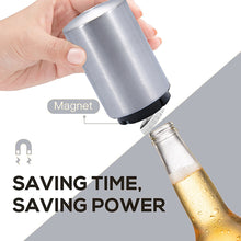 Stainless Steel Push Down Magnet Beer Cap Opener