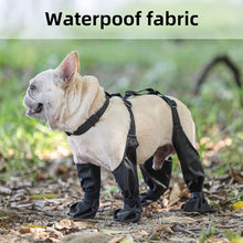 Waterproof Anti-Fall Dog Outdoor Walking Running Hiking Booties with Auxiliary Strap