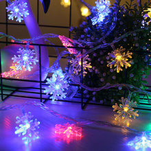 3M 20LED Christmas Snowflake String Lights
