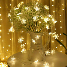 3M 20LED Christmas Snowflake String Lights