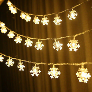 3M 20LED Christmas Snowflake String Lights