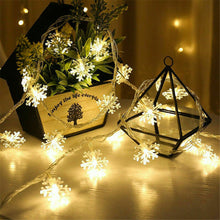 3M 20LED Christmas Snowflake String Lights