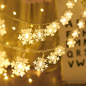 3M 20LED Christmas Snowflake String Lights