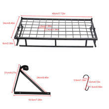 45cm Wall Mounted Metal Hanging Pan Pot Rack