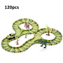 Dinosaur Race Track Car Playset