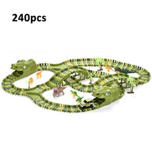 Dinosaur Race Track Car Playset