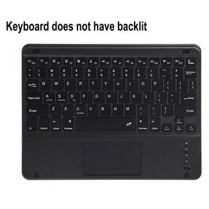 Protective Detachable Keyboard Magic Touchpad Case for Apple iPad with Apple Pencil Slot