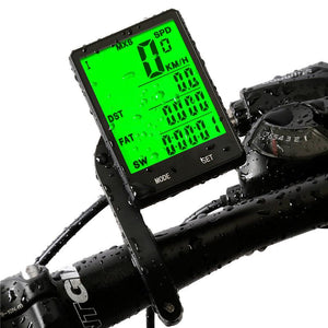 Wireless Waterproof Backlit Bicycle Speedometer