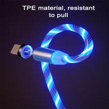 Fast Charging LED Magnetic USB Type-C Cable for iPhone and Android
