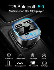 FM Bluetooth Transmitter Wireless Radio Car Adapter Kit