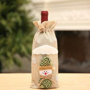 Christmas Wine Bottle Covers Bag