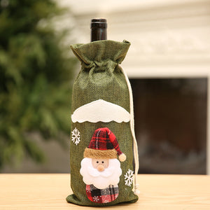 Christmas Wine Bottle Covers Bag