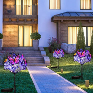 Solar Powered Butterfly Stake Lights