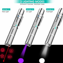 USB Rechargeable Interactive UV Laser Pointer Pen