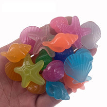 Luminous Glowing Shell Shaped Stones