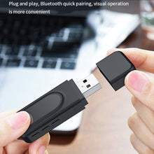 2-in-1 USB BT Transmitter with LCD Display