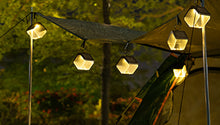 Solar Powered Deck Fence Lamp