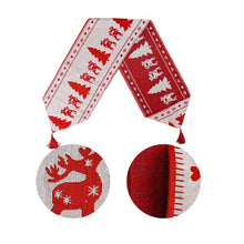 Christmas Table Runner with Tassel
