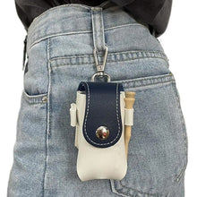 PU Leather Waist Hanging Mini Golf Ball Bag
