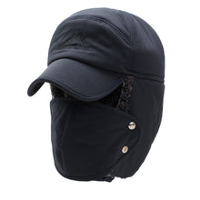 Men's Ear Protection Face Bomber Hat