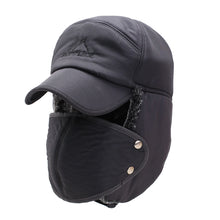 Men's Ear Protection Face Bomber Hat