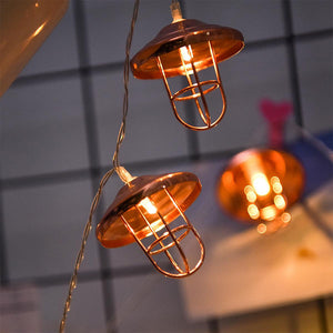 Retro Iron Rose Gold Outdoor LED Light
