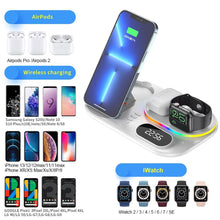 Wireless Fast Charger with Time Display Dock Station