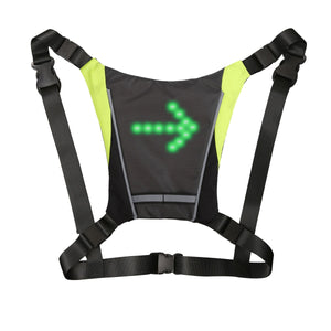 Wireless Turn Signal Light Riding Running Lighting Warning Vests
