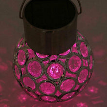 2pcs Solar Powered Hanging Ball Light