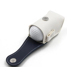 PU Leather Waist Hanging Mini Golf Ball Bag