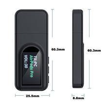 2-in-1 USB BT Transmitter with LCD Display