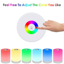 USB Rechargeable Touch Control LED Bedroom Night Lamp
