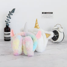 Winter Unicorn Earmuffs Fleece Earwarmer