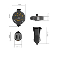 Wireless FM Transmitter with Dual Car Charger