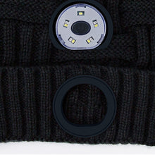 Light Up Flashlight Knitted Beanie Cap