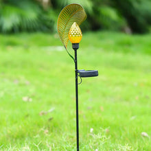Outdoor Art Metal Leaf Design Solar Light