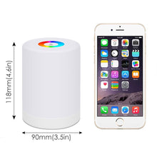 USB Rechargeable Touch Control LED Bedroom Night Lamp