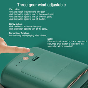 3 Speed Personal Portable Air Conditioning Desk Fan with Handle