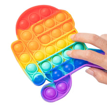 Rainbow Push Bubble Fidget Relax Toy