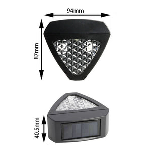 Outdoor Solar Powered Decorative Wall Light
