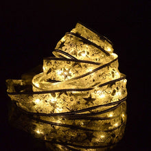 40 LED 4m Copper Wire Ribbon Bows Lights